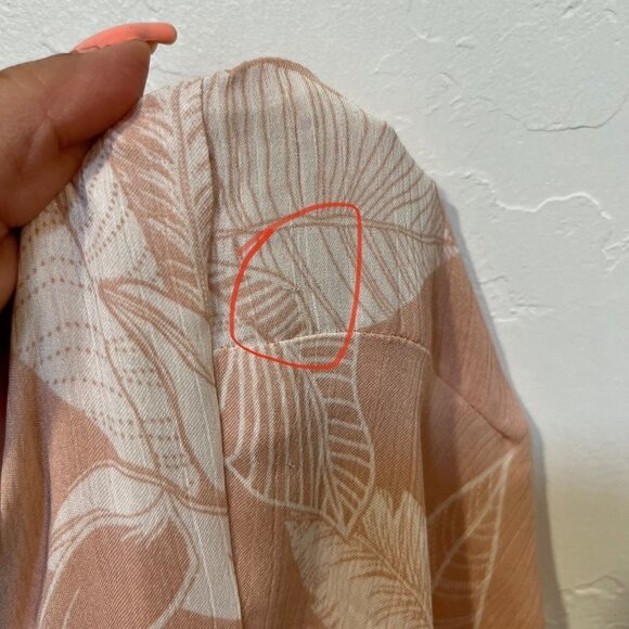 Superdown Floral Pale Pink Strapless Faux Wrap mini Dress Size XS - Picture 9 of 11